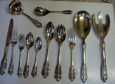 Godinger BAROQUE Silverplate Flatware  ~~CHOICE PIECE~~ - Image 1 of 4