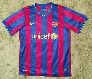 Barcelona Home 2009/2010 Messi #10 Soccer Football Futbol Jersey Shirt New XL - Picture 1 of 10