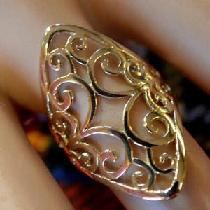 9 ct GOLD second hand fancy ring - Picture 1 of 4