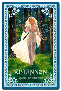 Letrero de metal vintage de Rhiannon, Greg Hildebrandt, NO FIRMADO POR GREG - Imagen 1 de 1