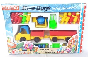 Simex Germany MINI-BOYS UNIMOG TRACTOR LORRY & TRAILER Car Set Plastic MIB`72! - Picture 1 of 5