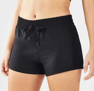 Fabletics Marley Mesh Athletic Internal Compression Shorts in Black Size XS - Picture 1 of 11