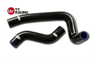 SILICONE RADIATOR HOSE PIPING KIT for 93-97 MAZDA RX-7 FD3S TURBO BlK - Foto 1 di 7