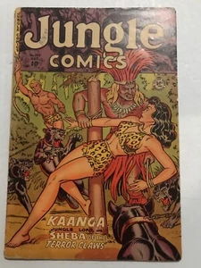 JUNGLE COMICS #142: Fiction House octubre 1951 en buen estado/en muy buen estado; GGA, Kaanga, Camilla, Bondage - Imagen 1 de 20