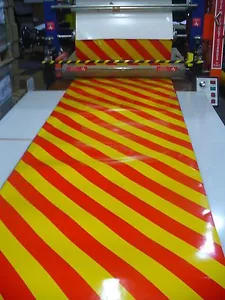inHighway foglio magnetico riflettente bianco e giallo e vinile chevron, segnali di sicurezza - Foto 1 di 70