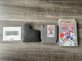 Carro Blades of Steel (NES, 1988) CIB, manual, caja ENV&Iacute;O R&Aacute;PIDO