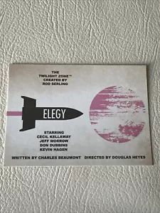 2020 Twilight Zone Archives #J95 Elegy - Bild 1 von 2
