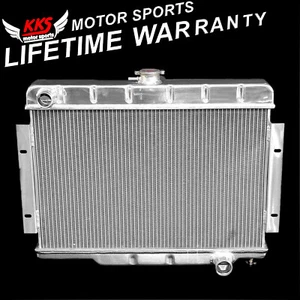 RADIADOR PULIDO KKS 3 FILAS APTO PARA MOTOR CHEVY SCRAMBLER 72-85 JEEP CJ5 CJ6 CJ7 - Imagen 1 de 8
