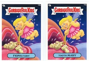 2012 Topps Garbage Pail Kids BNS1 TOOTH MARY & FIONA FAIRY 10A/B Base Stickers - Picture 1 of 1