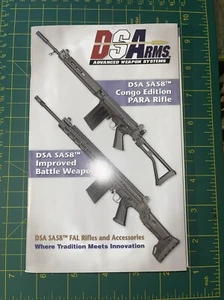 DSA Arms Brochure SA58 OSW DMR Rifle Pistol Carbine DSA RPD M203 ZM-4 MRC - Picture 1 of 16