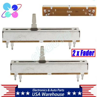 UNBRAND 2PCS Channel Fader Replace For PIONEER DDJ-SX DDJ-SR DDJ-SB XDJ-R1 418-S1-701-HA