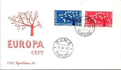 Italy 1962 FDC - EUROPA CEPT - Rome - F71309 - Image 1 of 2