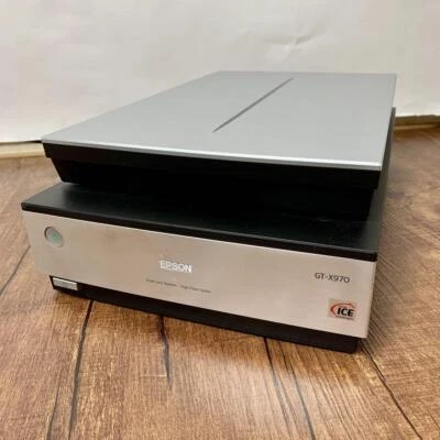 Epson GT-X970 high performance film scanner with film holder, works great Japan - Image 1 of 4