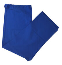 CREST Unisex Drawstring Scrub Pants Royal Blue Size L
