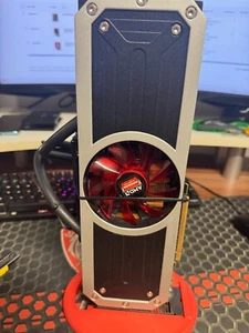 AMD Radeon R9 295X2 2x4GB DDR5 Dual GPU PCI-E tarjeta gráfica refrigeración por agua RARA - Imagen 1 de 7