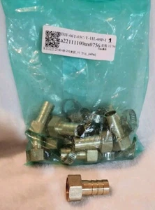 12 set Brass Hose Barb Fitting Connector, 14mm 1/2" BSP female thread - Picture 1 of 4