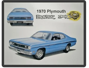 Plymouth Duster 340 1970/imán de nevera/caja de herramientas - Imagen 1 de 1