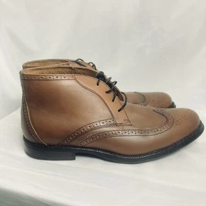 Nunn Bush Herren Stiefel Budapester 11 M Braun Leder Memory Foam Elegant Leger Brogue - Bild 1 von 9