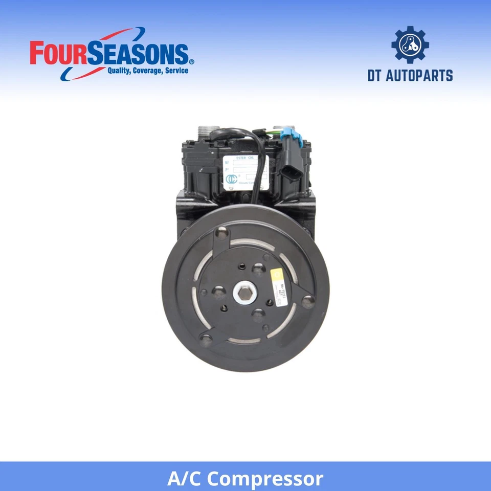 Compresor de aire acondicionado Freightliner Century Clase 1999-2000 4 estaciones Foto 1 de 4