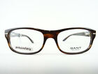 Braune Markenbrillen GANT mit rechteckiger Form unisex Brillenfassungen Gr. M