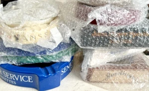 VARIOUS USED CERAMIC PUB ASHTRAYS - HOME BAR BEER LAGER ALE ASH TRAYS - Picture 1 of 255