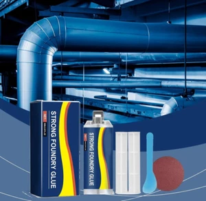 Verbesserter Gießkleber, starker Gießerei Metall Lochfüller Reparaturkleber, Wärme & Wasser - Bild 1 von 9