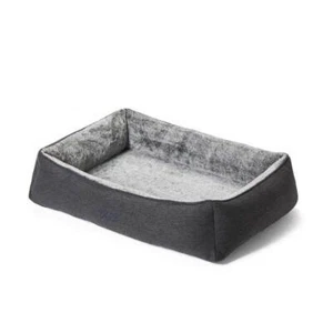 Snooza Snuggler Plush Dog Bed Non-Slip Base Chinchilla Large - Picture 1 of 4