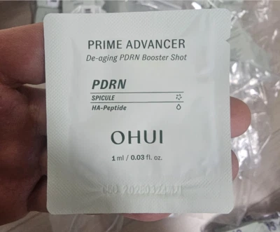 Ohui Prime Advancer PDRN Booster Shot 1ml x 60pcs Anti Aging Firming Sample - Image 1 of 4