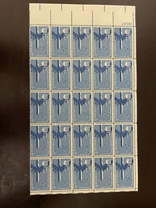 Air Force 6 Cent Airmail Postage Stamps C49 full mint sheet of 50 MNH OG - Picture 1 of 2