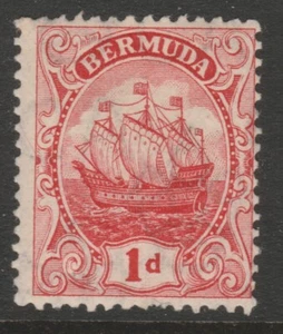Bermuda MINT 1910-25 ship 1d red sg46 - Picture 1 of 2