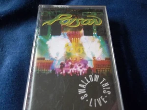 1991 CASSETTE BY POISON-SWALLOW THIS LIVE-   - Picture 1 of 2