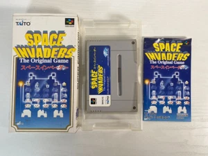 Nintendo Space Invaders with box and manual Super Famicom SFC - Picture 1 of 11