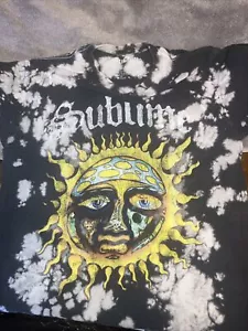 2022 Sublime T-shirt Tie Dye Sun Freedom Logo Rock Band Size S Men - Picture 1 of 4