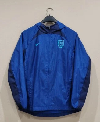 Chaqueta de fútbol Nike England AWF prepartido cremallera completa para hombre talla Lrg DN1077-480 NUEVA CON ETIQUETAS Foto 1 de 4