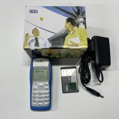 Nokia 1100 Mobile Phone Unlocked GSM900/1800MHz cheap cellphone +1 Year WARRANTY - Image 1 of 4