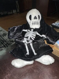 W TY Beanie Babies Creepers Skeleton Halloween Plush - Picture 1 of 1