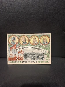 cartolina ceskoslovenske 1938 dopo erfurt - Foto 1 di 2