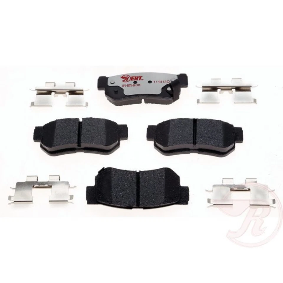 Juego de pastillas de freno de 2 ruedas EHT813H Raybestos sedán trasero para Hyundai Elantra Kia Foto 1 de 1
