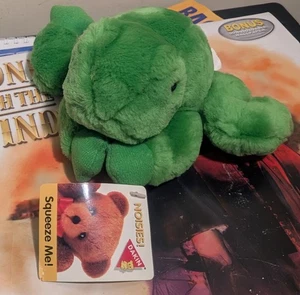 Vintage Dakin Green Hoppity Frog Stuffed Plush Animal 90's Y2K Retro Rare 5" - Picture 1 of 7