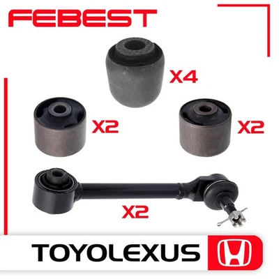 JUEGO DE BRAZO TRASERO TRAIL&LEAD + BUJE DE NUDILLO + BRAZO SUPERIOR 10 PIEZAS HONDA ACUERDO 1998-2002 Foto 1 de 2