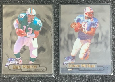 Dan Marino Steve McNair Foil 1998 Fleer Brilliants Card Miami Dolphins NFL HOF  - Image 1 of 4