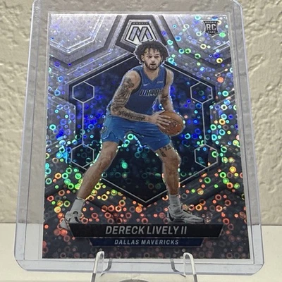 2023-24 Panini Mosaic Dereck Lively III #247  Silver Fast Break Prizm Mavericks - Image 1 of 2