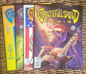Grateful Dead Comix #1 #3 #4 #5 #6 Jerry Garcia Kitchen Sink Comic High Grade - Picture 1 of 23