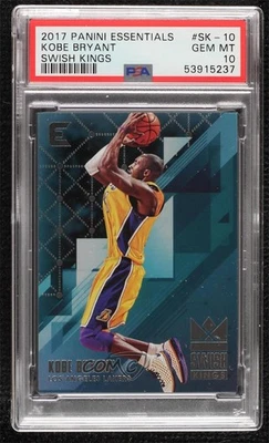 2017-18 Panini Essentials Swish Kings Kobe Bryant #SK-10 PSA 10 GEM MT HOF - Image 1 of 2