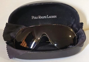 Polo Ralph Lauren 3014-J 9003/87 135 3N Black Sunglasses Mens Excellent Pre-own - Picture 1 of 11