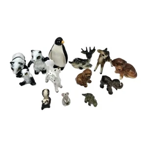 Lot Of  13 Ceramic Animal Figures Of Various Manufacturers - Picture 1 of 12