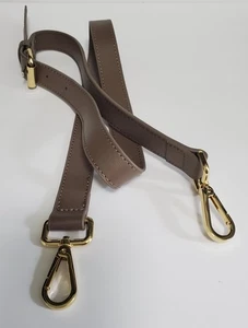Leder Ersatz Crossbody Schulter Handtasche Riemen verstellbar taupe verstellbar - Bild 1 von 8