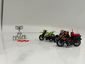 Lego 8896 World Racers SNAKE CANYON Motorcycle/Dirt Bikes Manual no minifigure