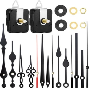 2 Pieces High Torque Long Shaft Clock Movement Mechanism with 5 16 mm  - Picture 1 of 6