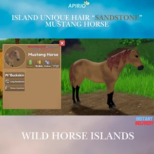 Wild Horse Islands 🤎IUH Sandstein Buckskin Mustang Horse🤎 - Bild 1 von 1